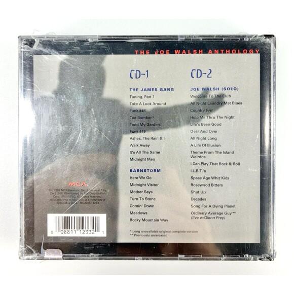 The Joe Walsh Anthology: Look What I Did! Vintage 1995 CD New Factory Sealed - Picture 2 of 8